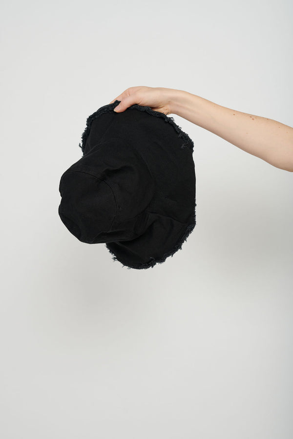 BUCKET HAT - BLACK DENIM