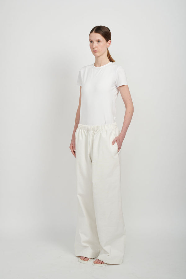 BAGGY DENIM PANTS - WHITE