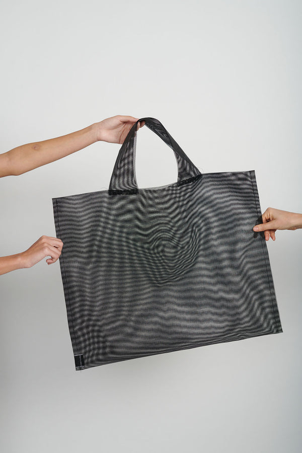 XL MESH BAG - BLACK