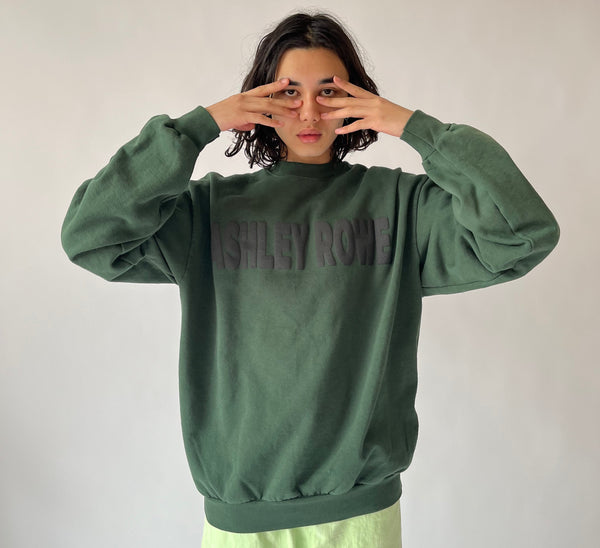 Crew Neck Sweatshirt - Hunter Green