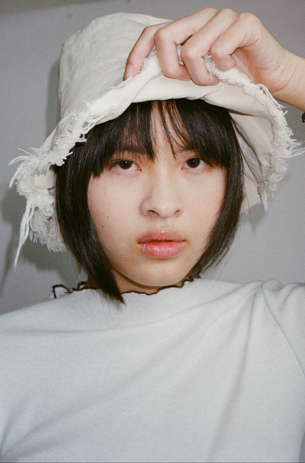 BUCKET HAT - SMALL BRIM CREAM