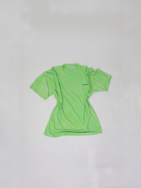Ashley Rowe Tee Dress - Neon Green