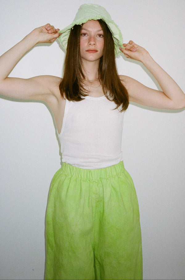 BUCKET HAT - SMALL BRIM PASTEL GREEN